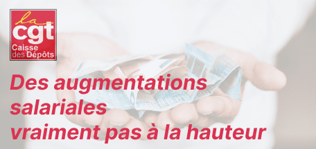 Des augmentations salariales vraiment pas à la hauteur